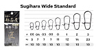 Застежки паяные Sugihara Wide Standard