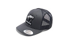 Кепка с сеткой 6P Dichka! Roar Rawcut #Charcoal/Black&White