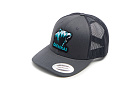 Кепка с сеткой 6P Dichka! Roar Rawcut #Charcoal/Black&Azure